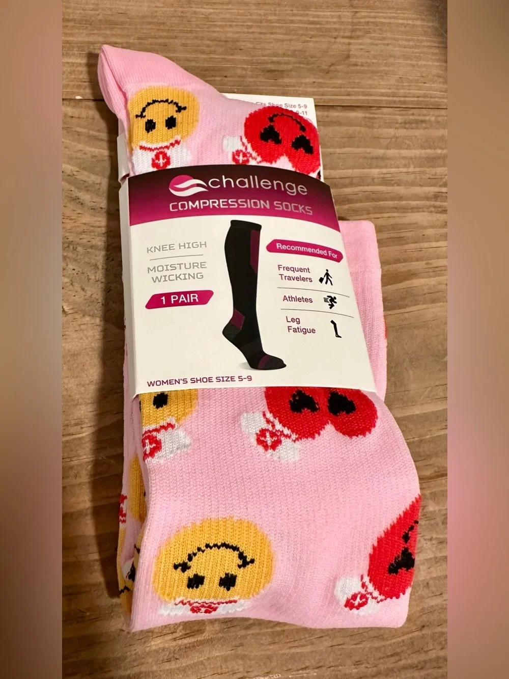 Compression Knee-High Socks - Two Pairs